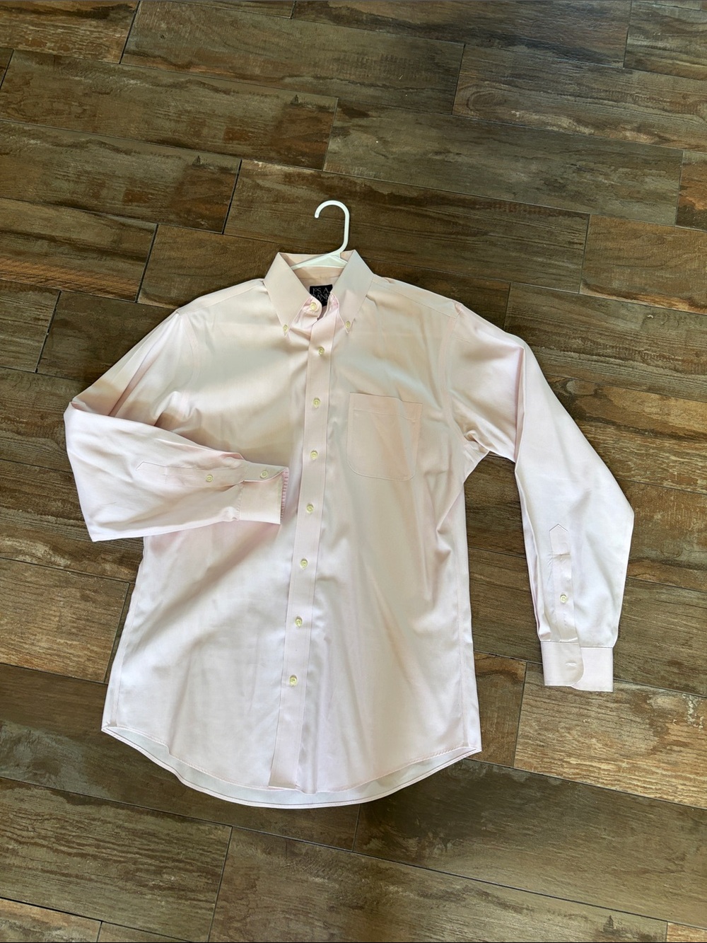 Jos. A. Bank Light Pink Long-Sleeve Button-Down Dress Shirt